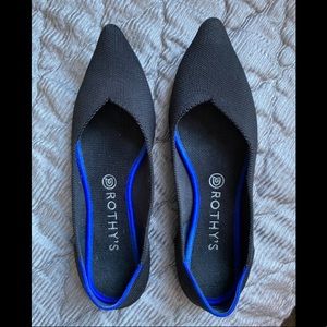 Black Solid Rothy’s Size 9.5
